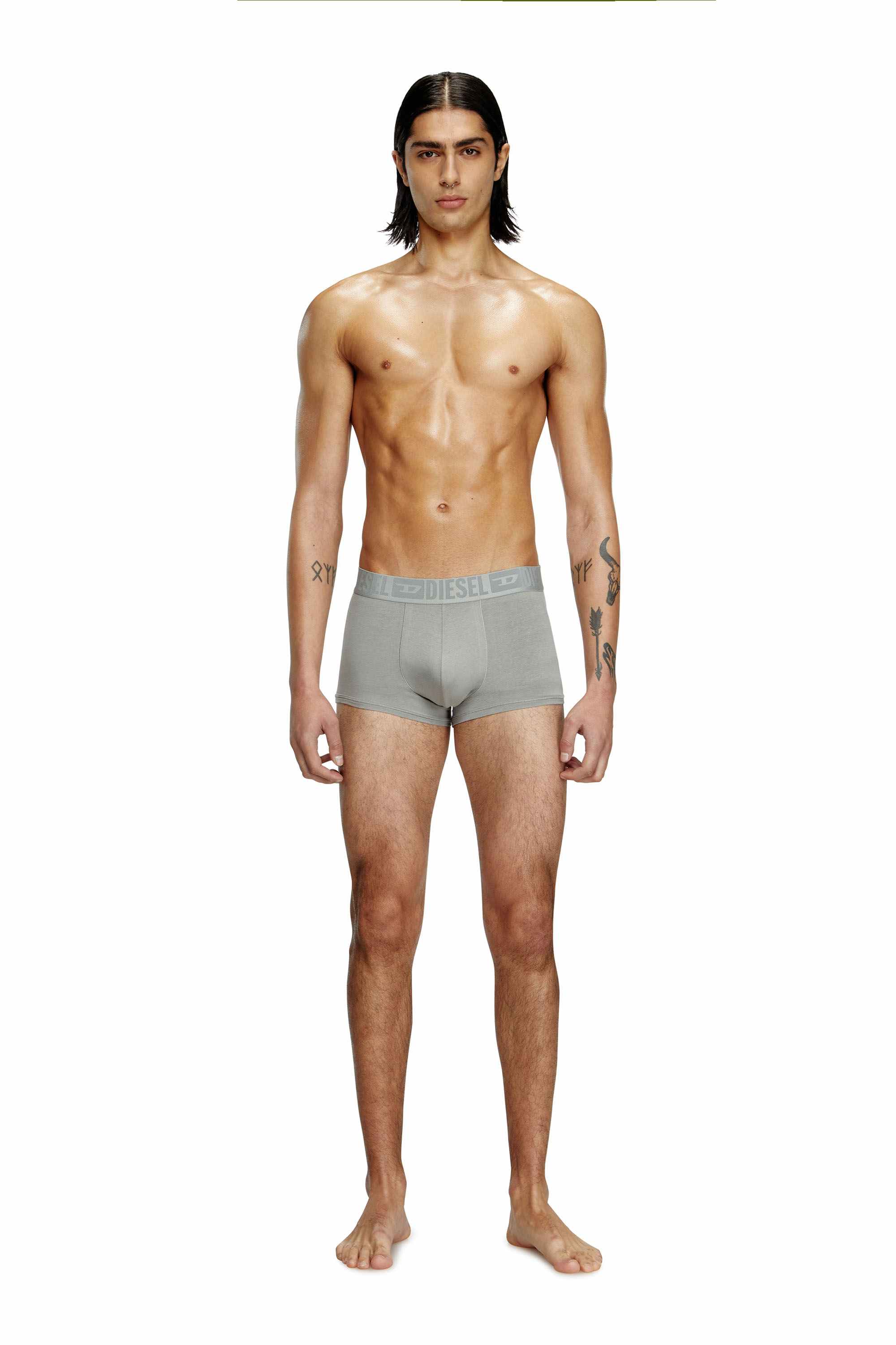 Multicolor Three-pack plain boxer briefs