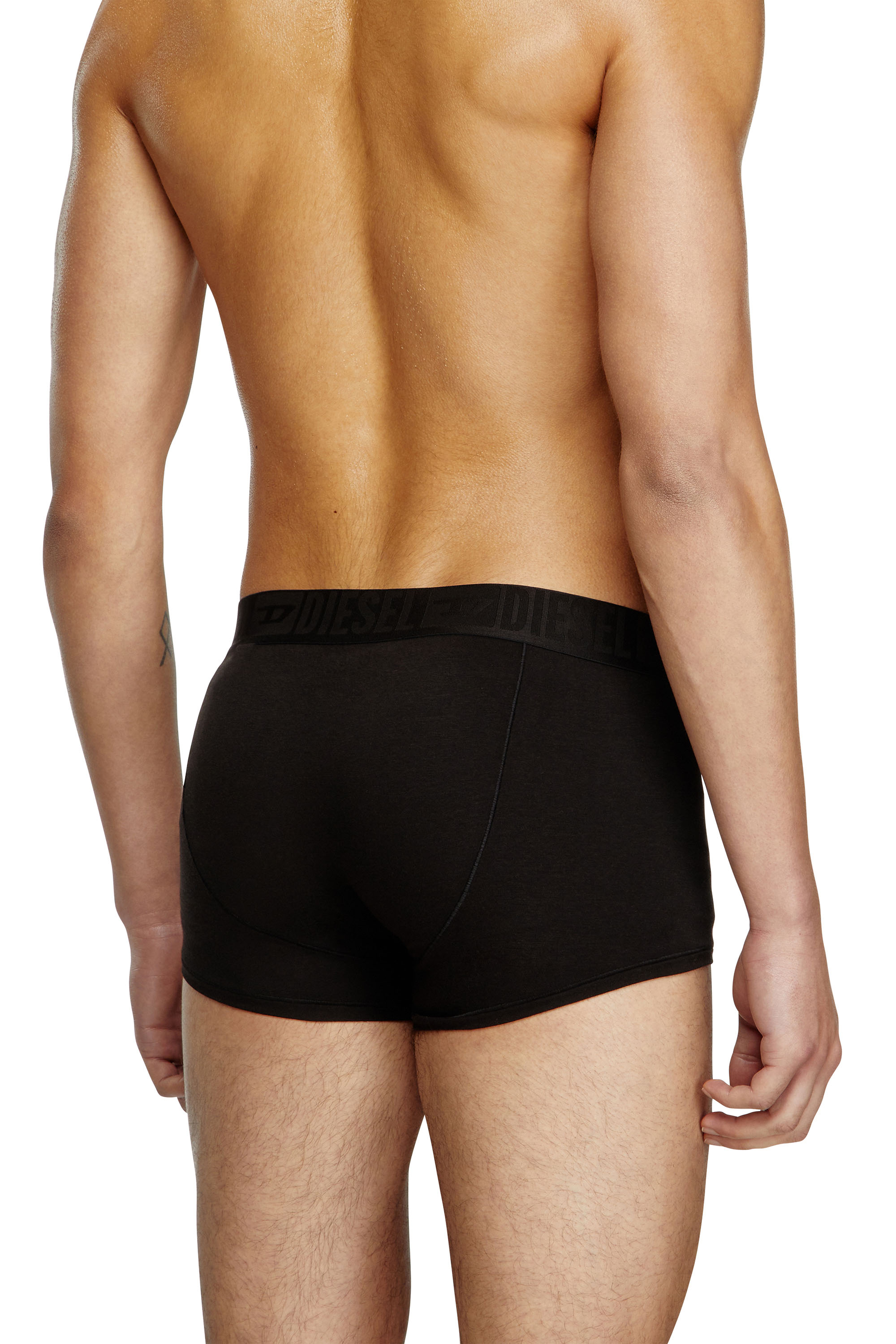Black Three-pack plain boxer briefs