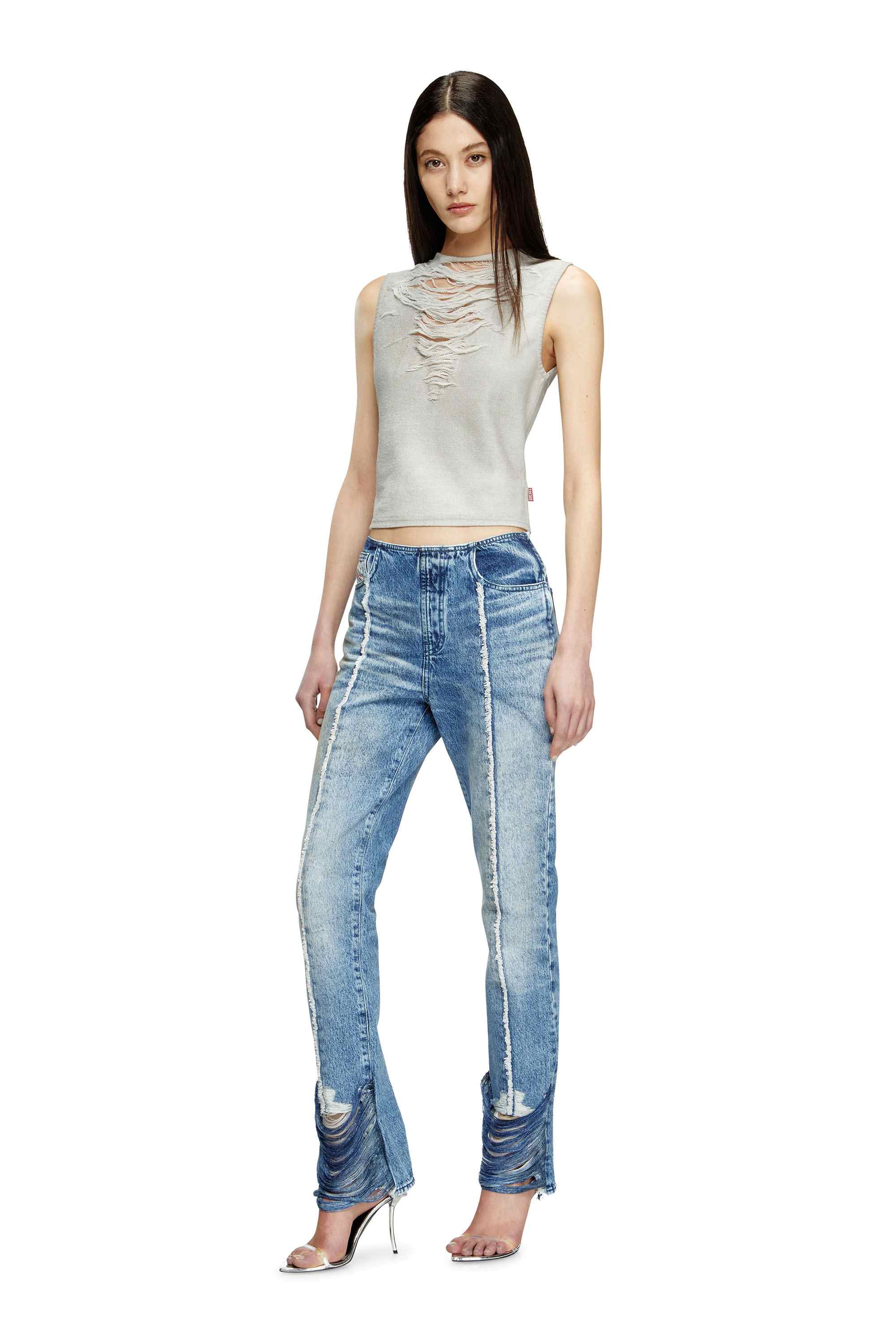 Blue Bootcut Jeans - D-Ginna