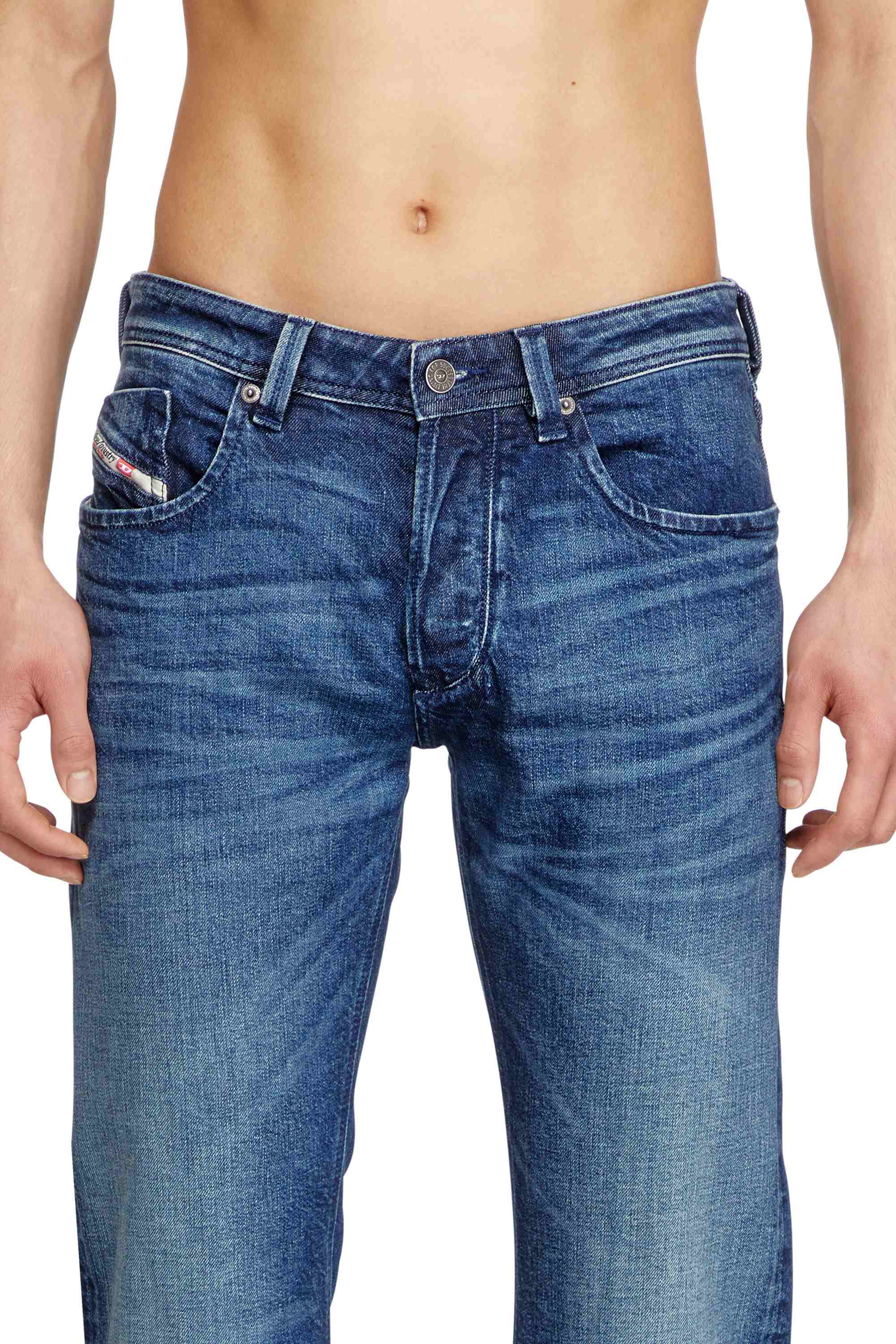 Dark Blue Straight Fit- Larkee Jeans