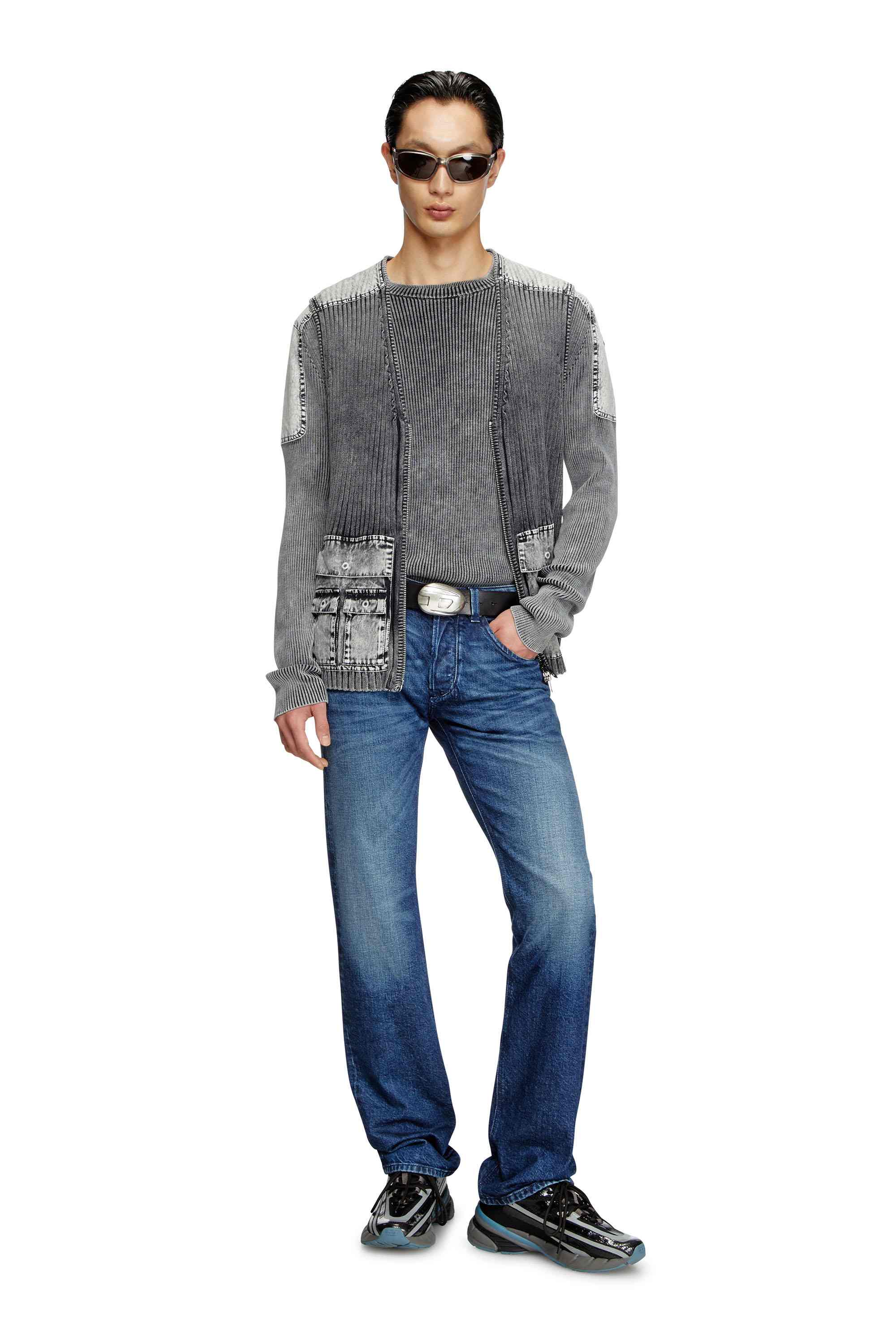 Dark Blue Regular Fit Jeans - 1985 Larkee