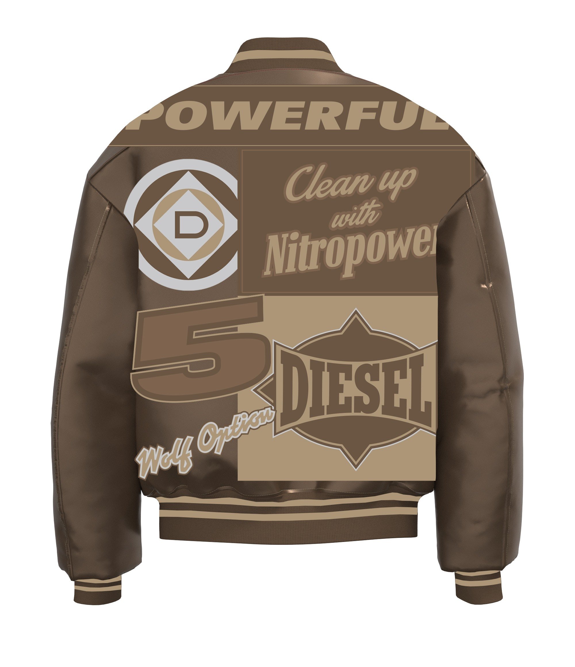Mustard Male J-BULC-PATCH Jackets