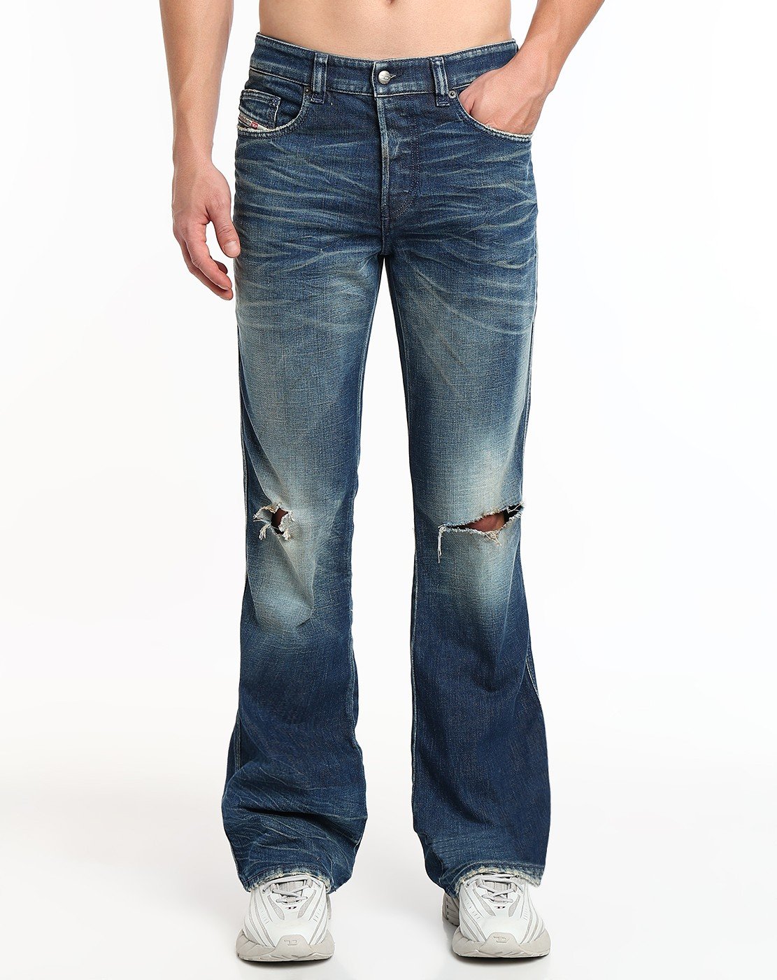 Blue  Bootcut Jeans - 1998 D-Buck
