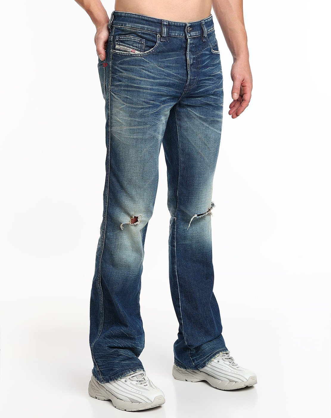 Blue  Bootcut Jeans - 1998 D-Buck