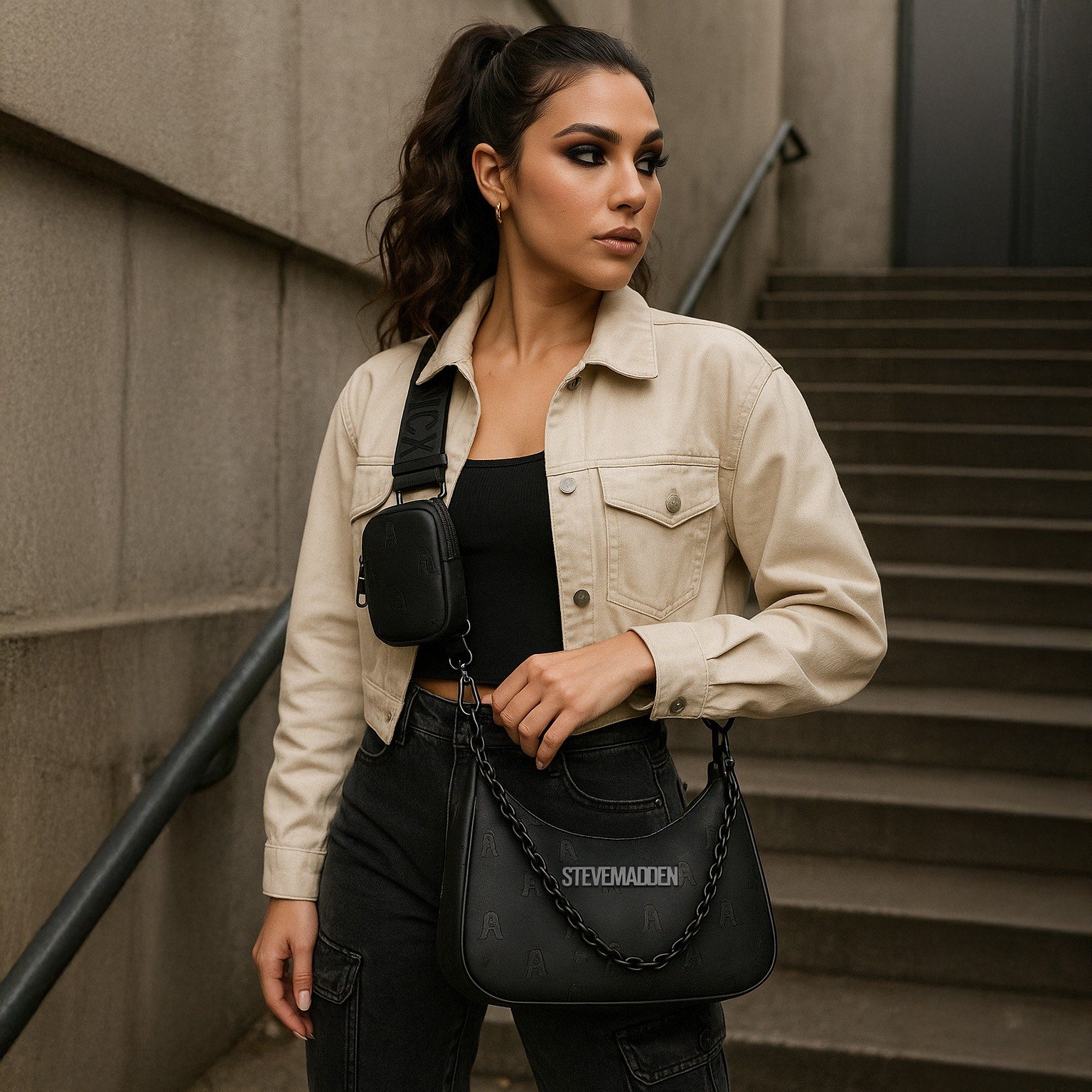 BVITAL-O Black Crossbody
