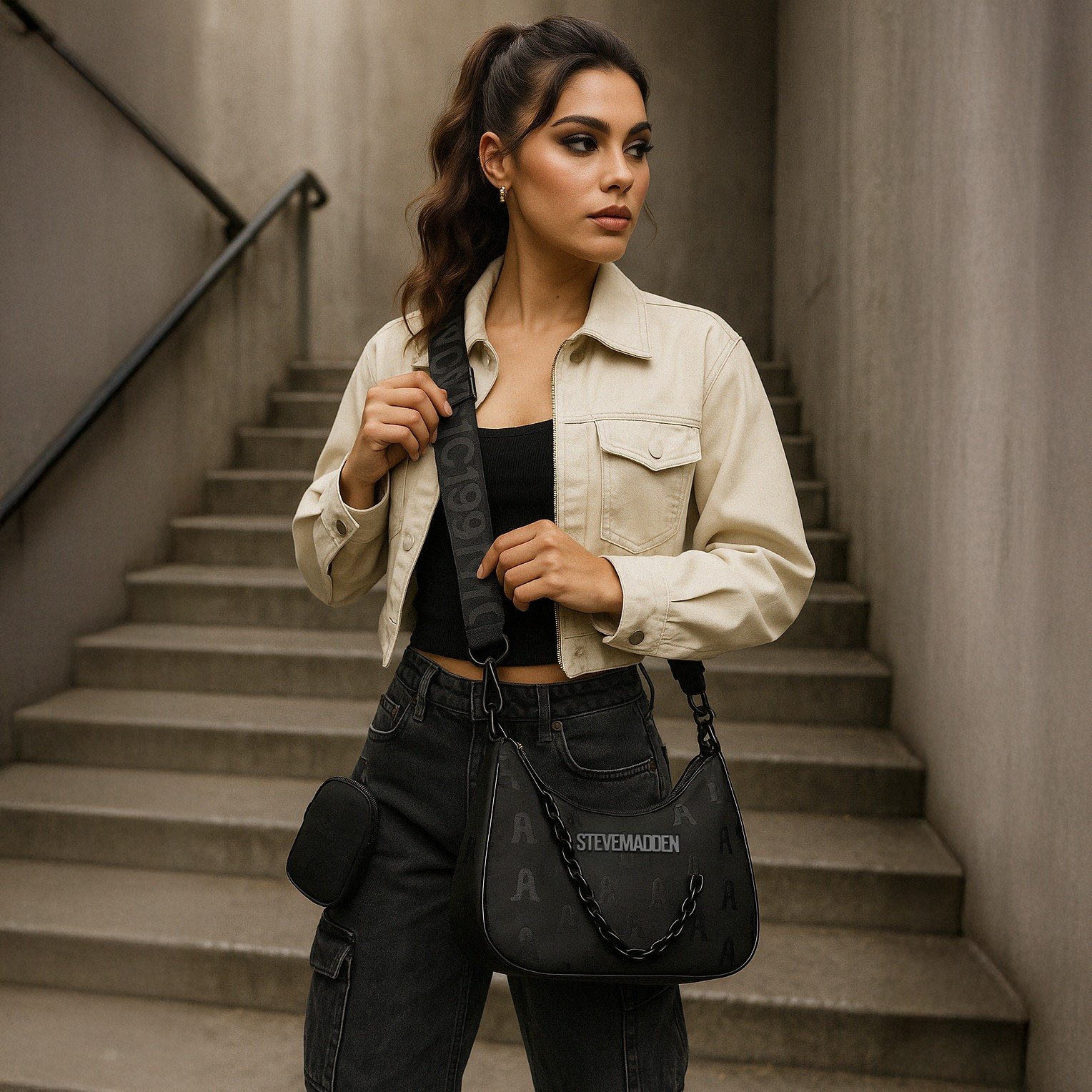BVITAL-O Black Crossbody