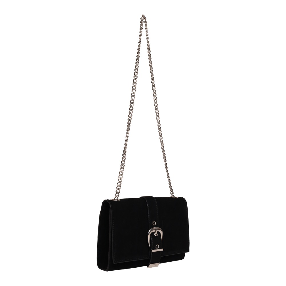 Bzeta Black-Silver Crossbody