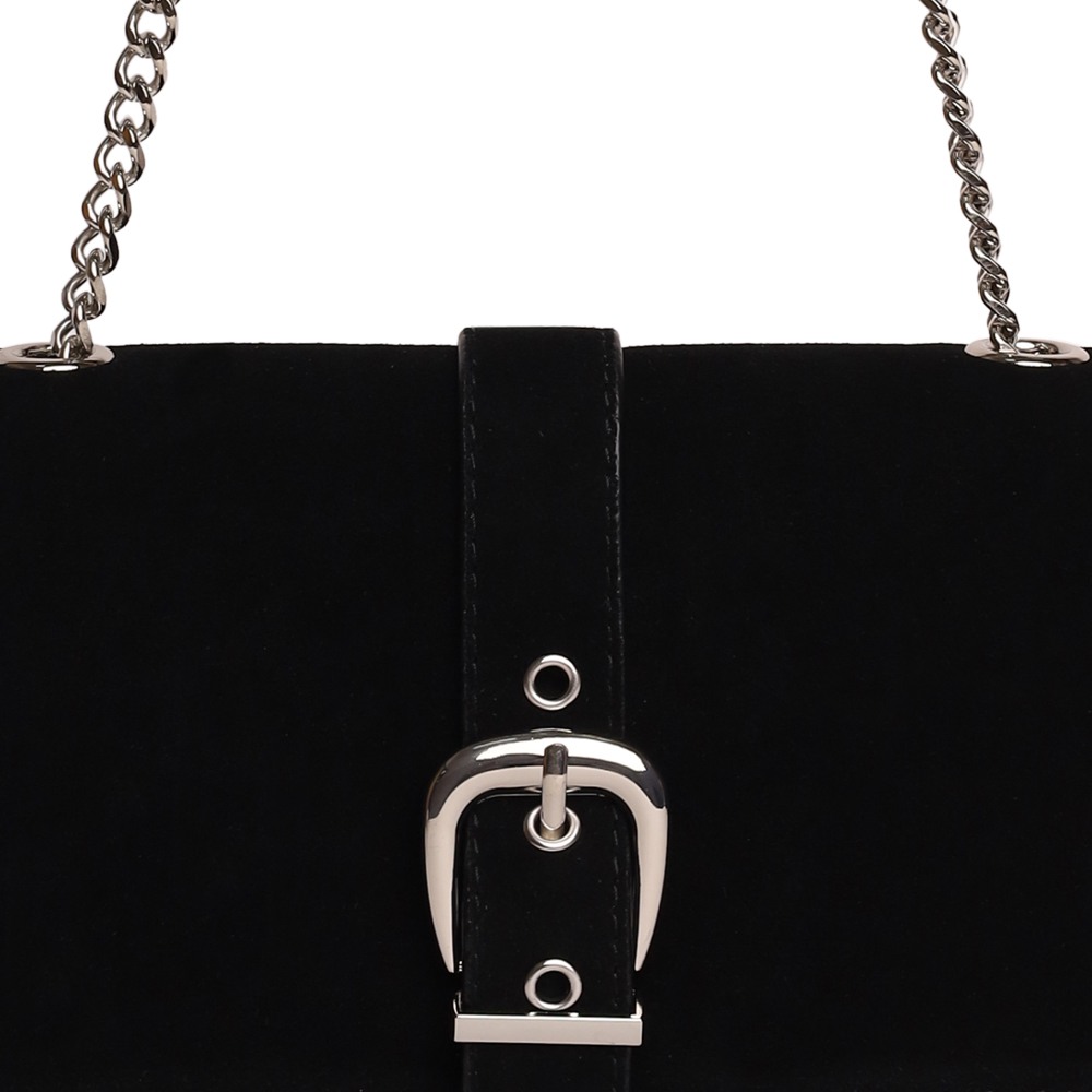Bzeta Black-Silver Crossbody
