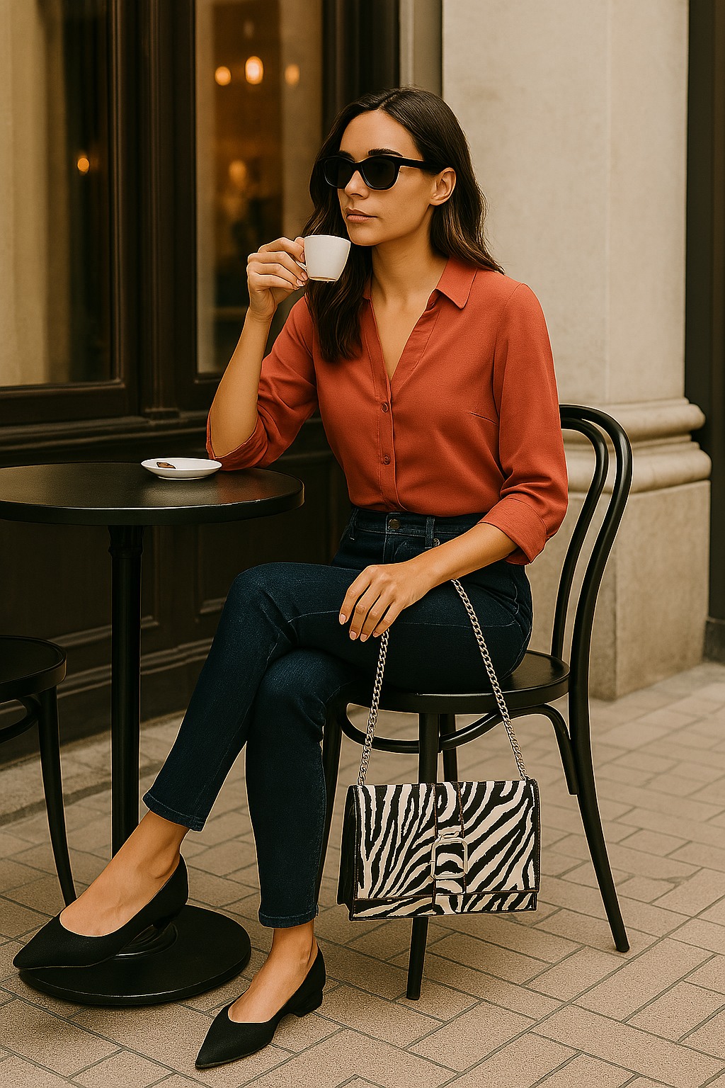 Bzeta Zebra Crossbody