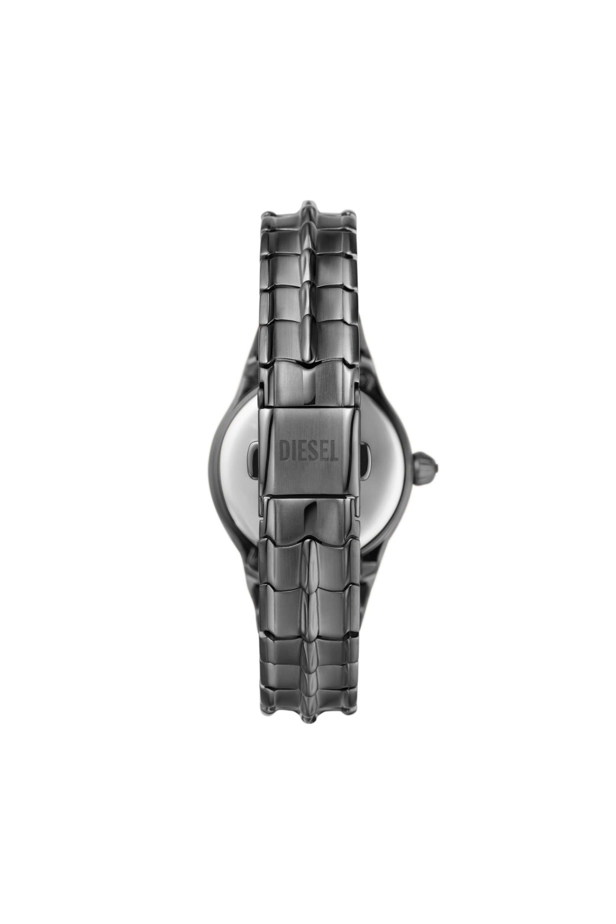 Grey DZ5603- Vert three-hand gunmetal stainless steel watch
