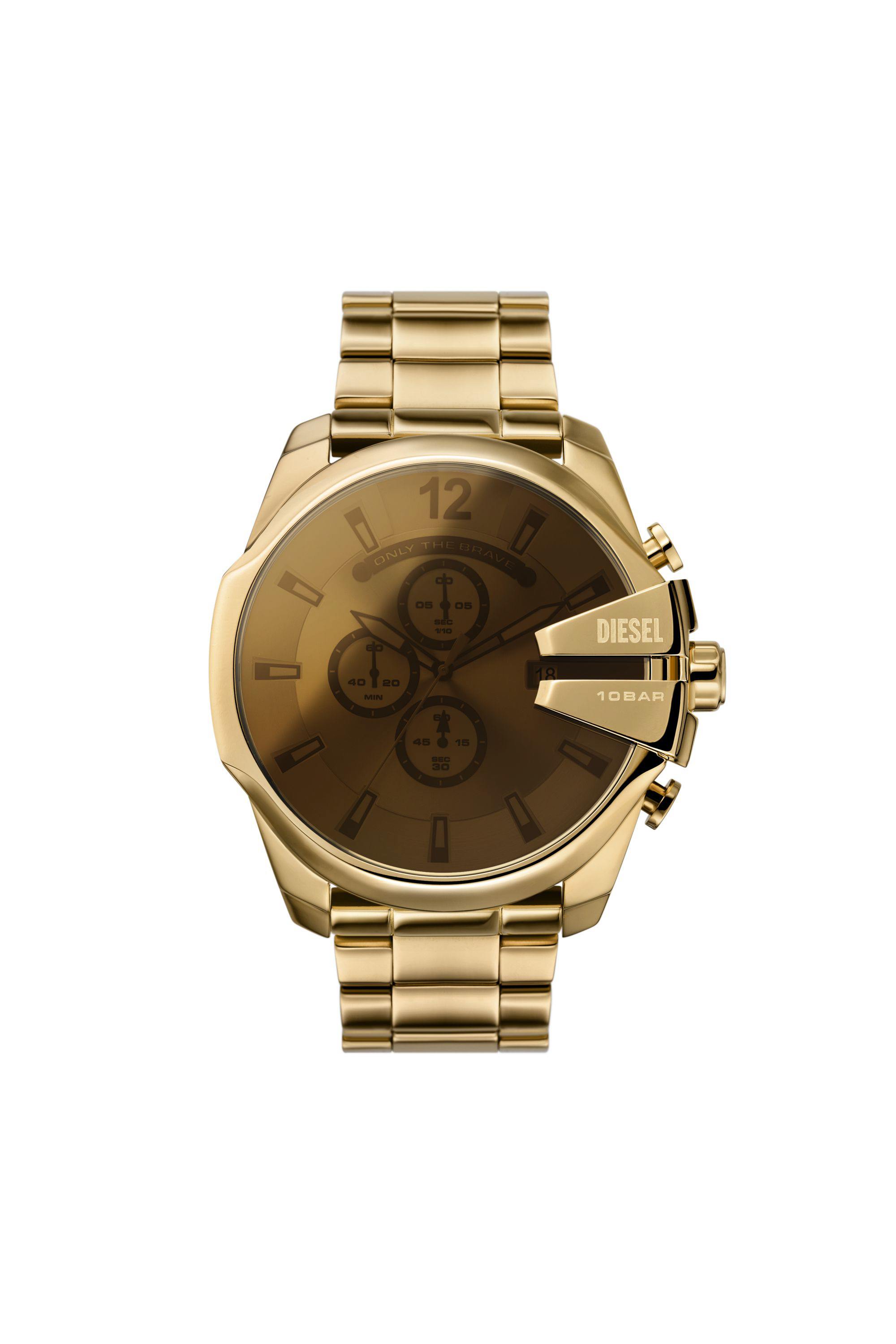 Gold DZ4662- Mega Chief chronograph gold-tone stainless steel watch