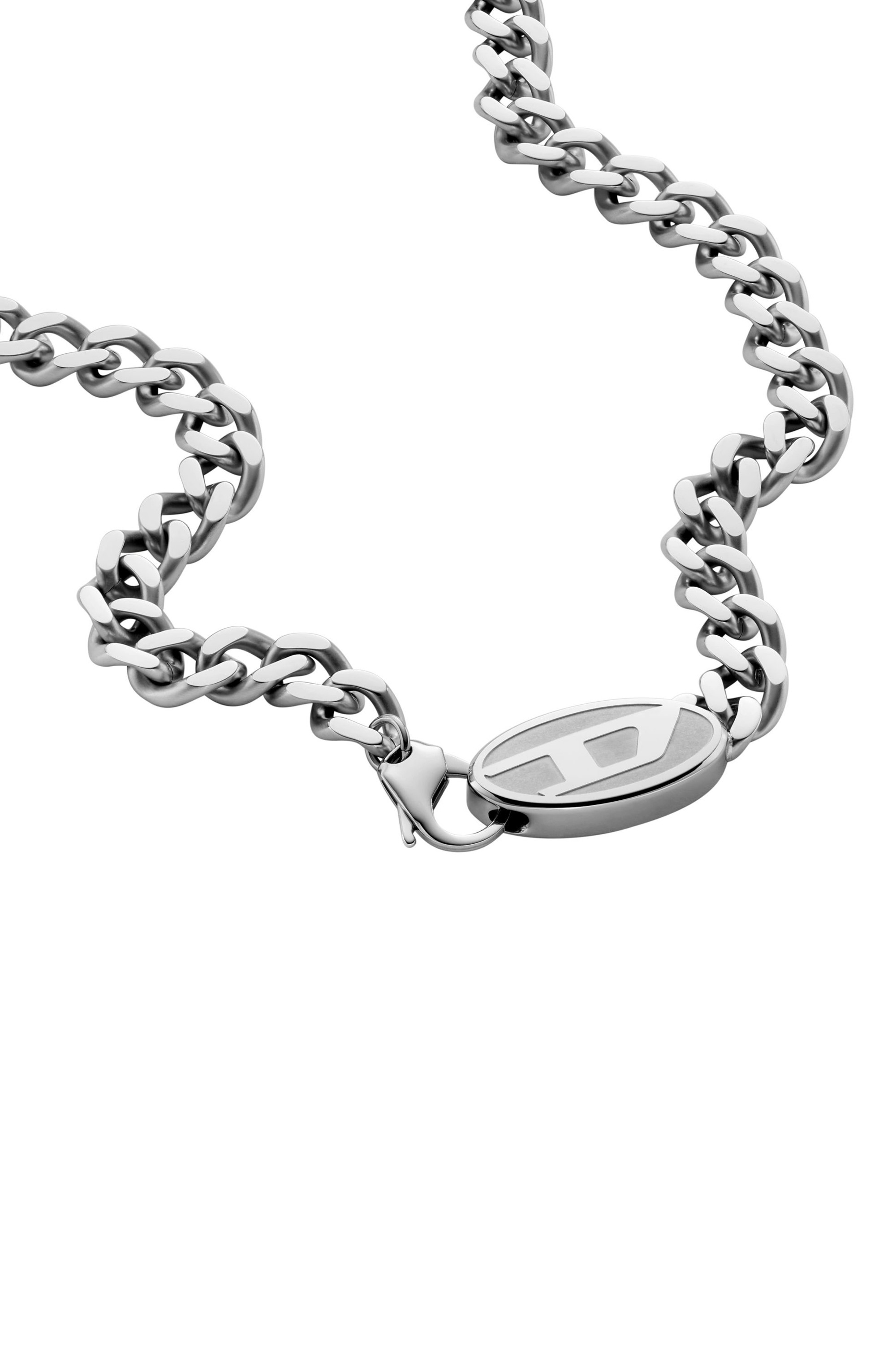 Silver DX1509- Stainless steel chain necklace