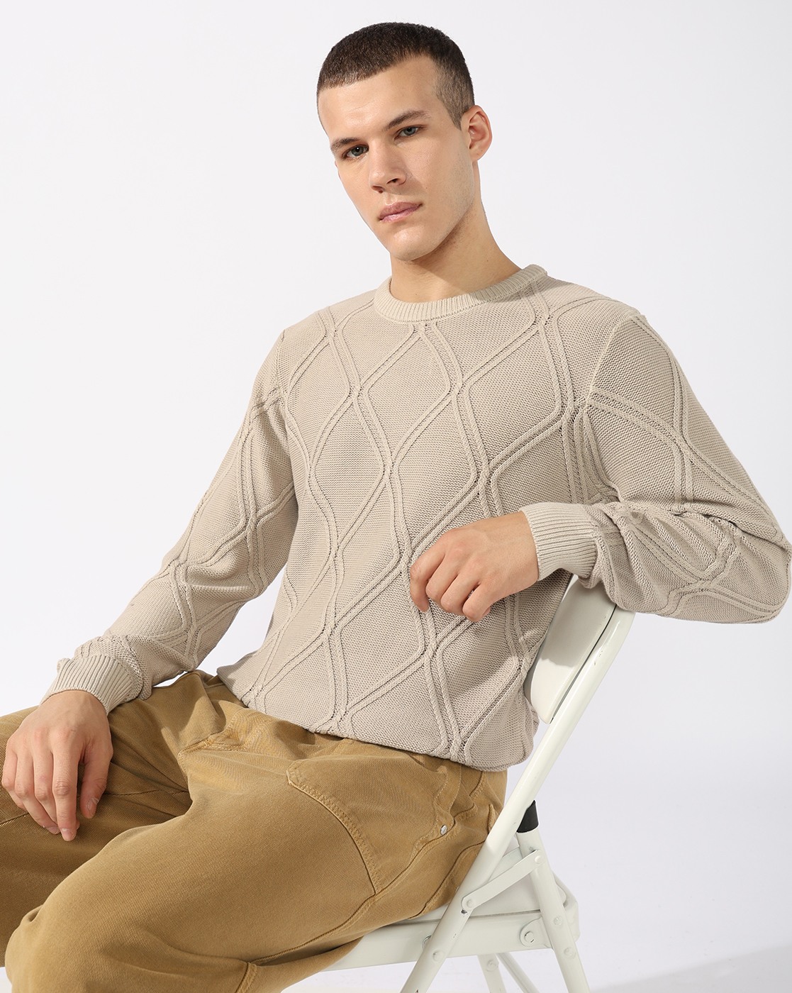 GAS | Regular Fit Pullover with Signature Branding