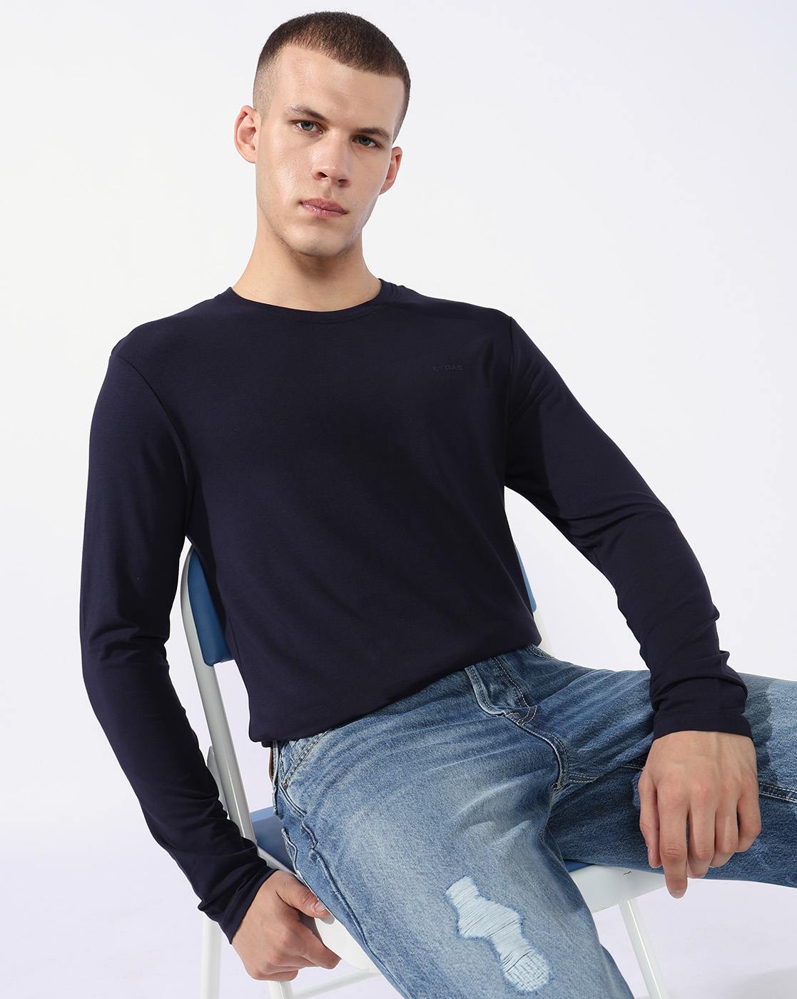 GAS | Slim Fit T-shirt with Bold Logo