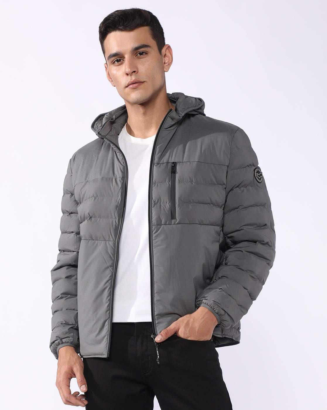 GAS | Slim Fit Jacket with Signature Branding