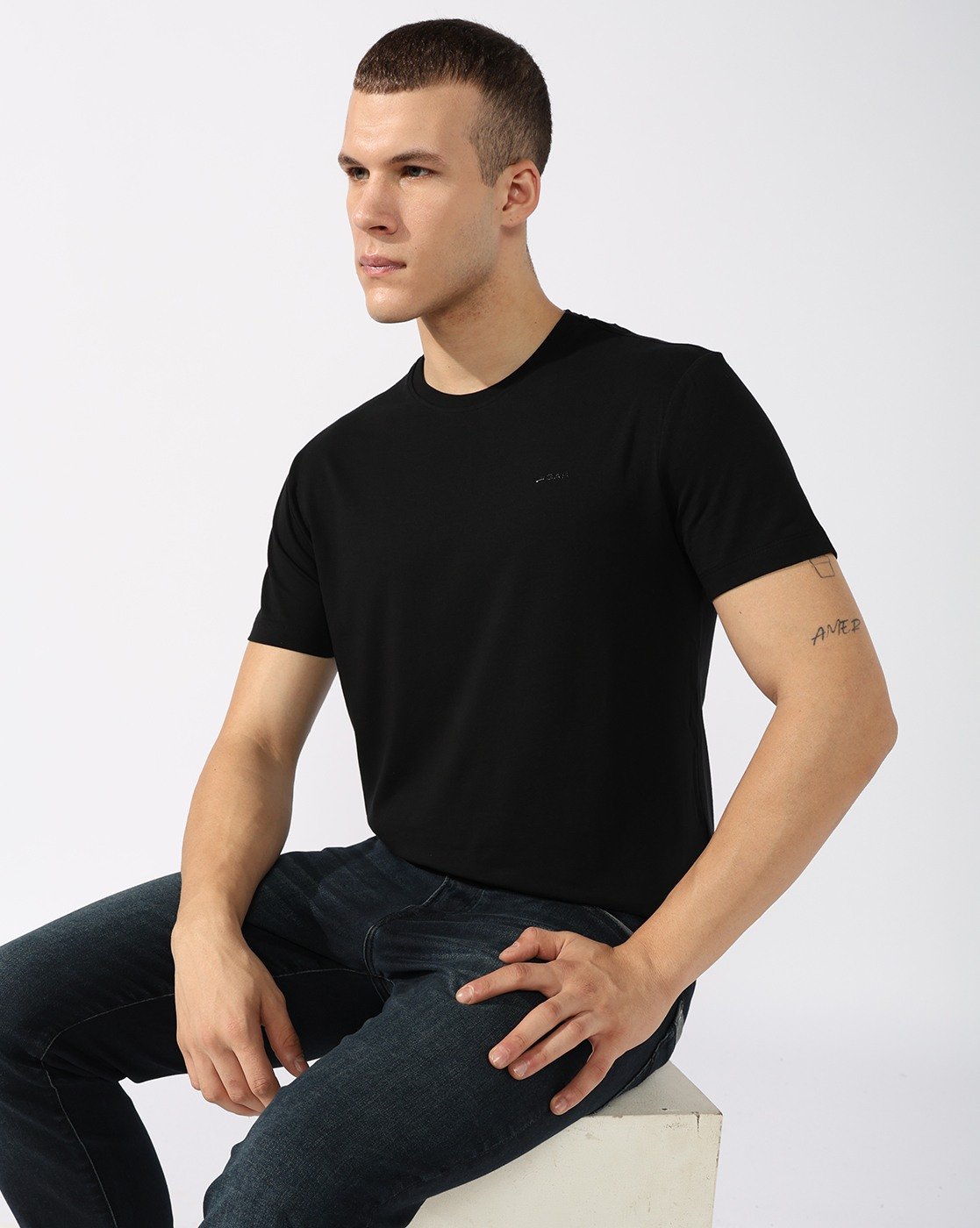 GAS | Slim Fit T-shirt with Bold Logo
