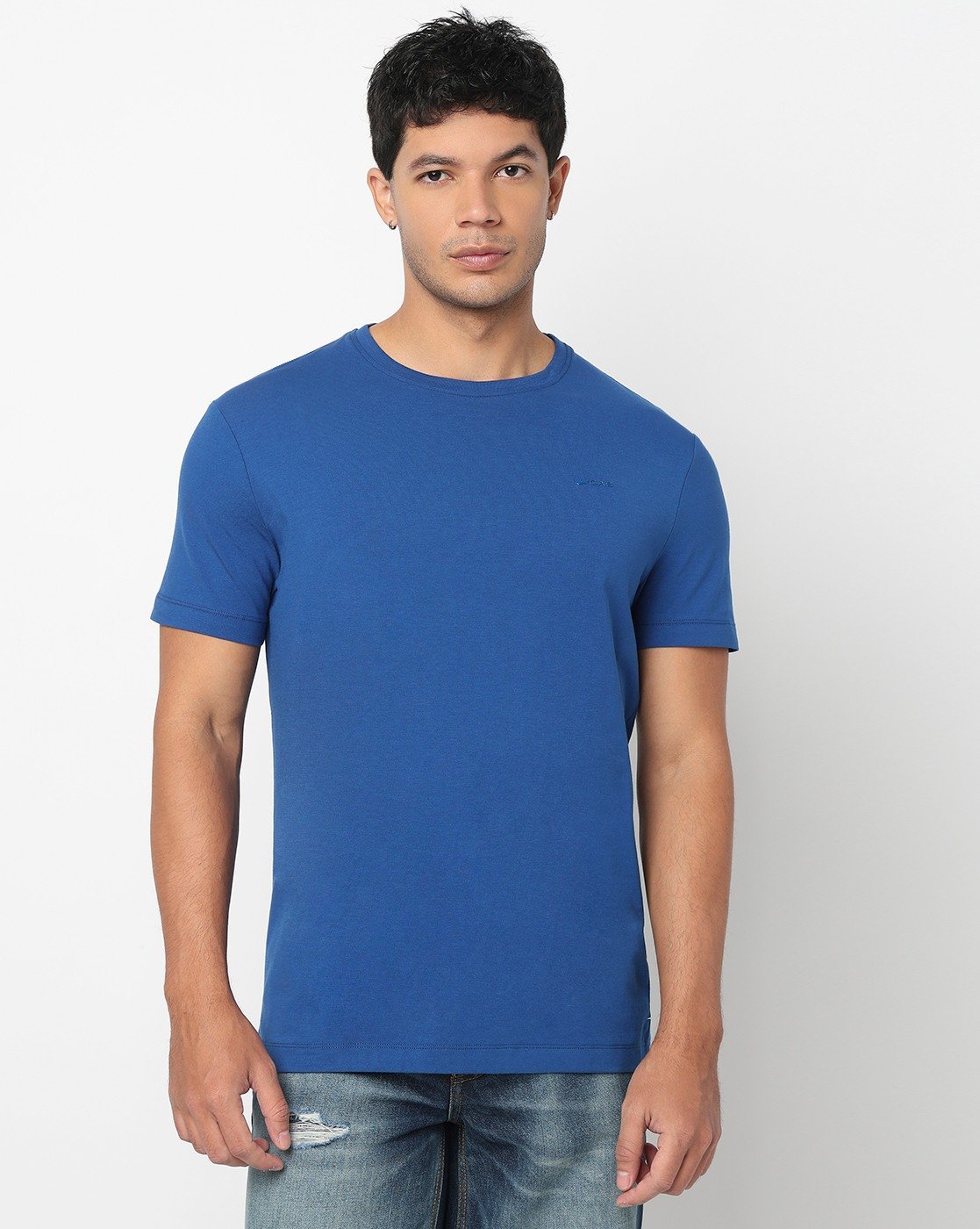 GAS | Slim Fit Crewneck T-Shirt with Signature Branding