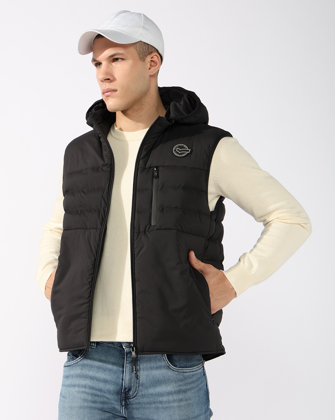GAS | Slim Fit Jacket with Signature Branding