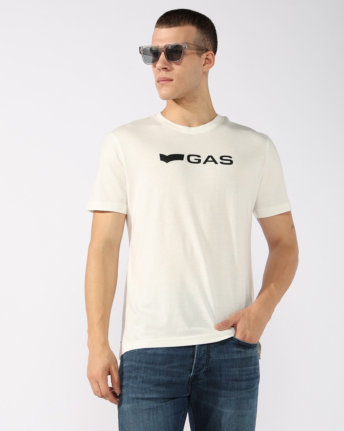 GAS | Regular Fit T-shirt with Bold Logo