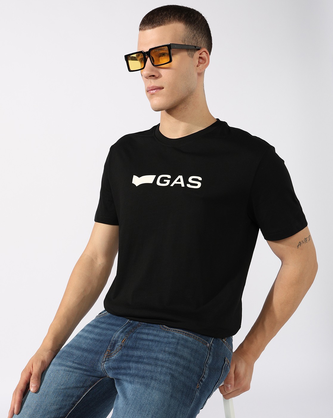 GAS | Regular Fit T-shirt with Bold Logo