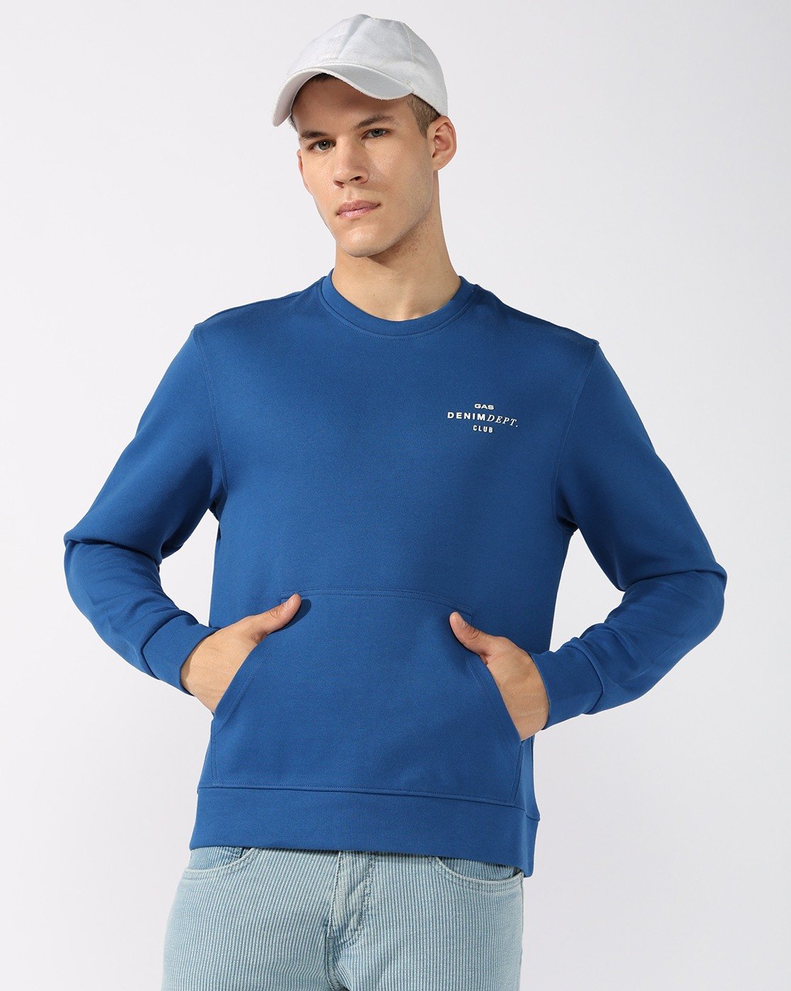 GAS | Regular Fit Sweatshirt with Signature Branding