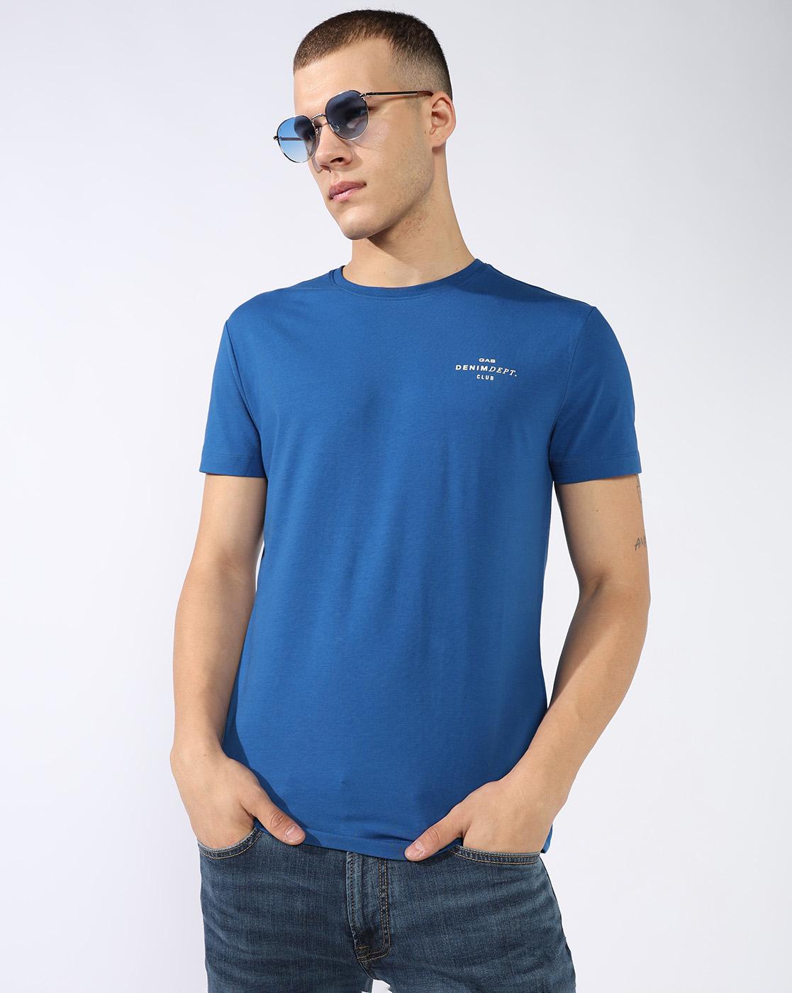 GAS | Slim Fit T-Shirt with Signature Branding