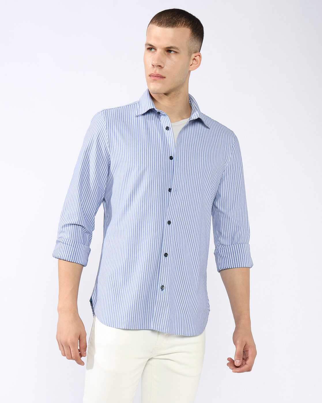 GAS | Slim Fit Shirt with Signature Branding