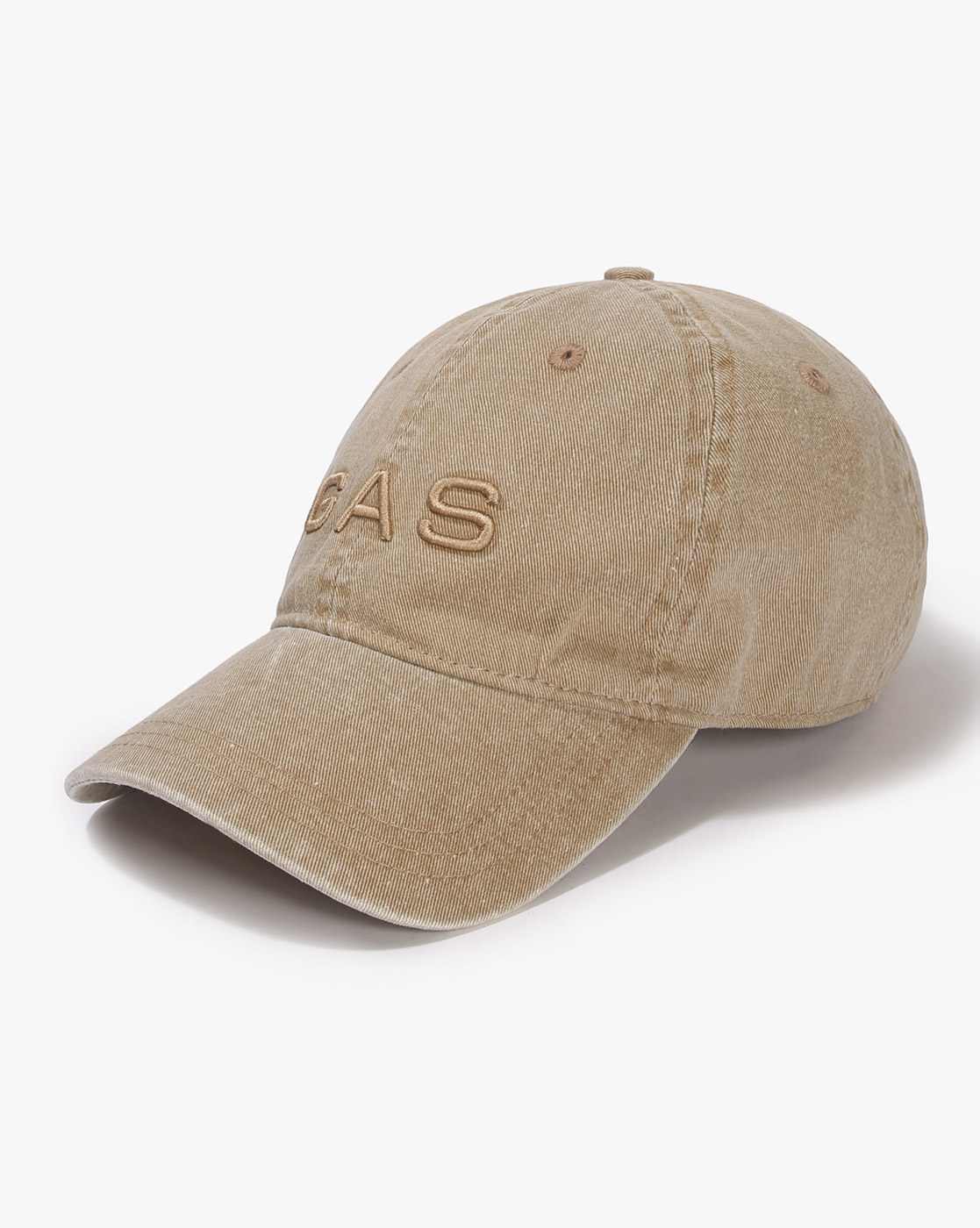 GAS | Cotton Blend Washed Beige Cap
