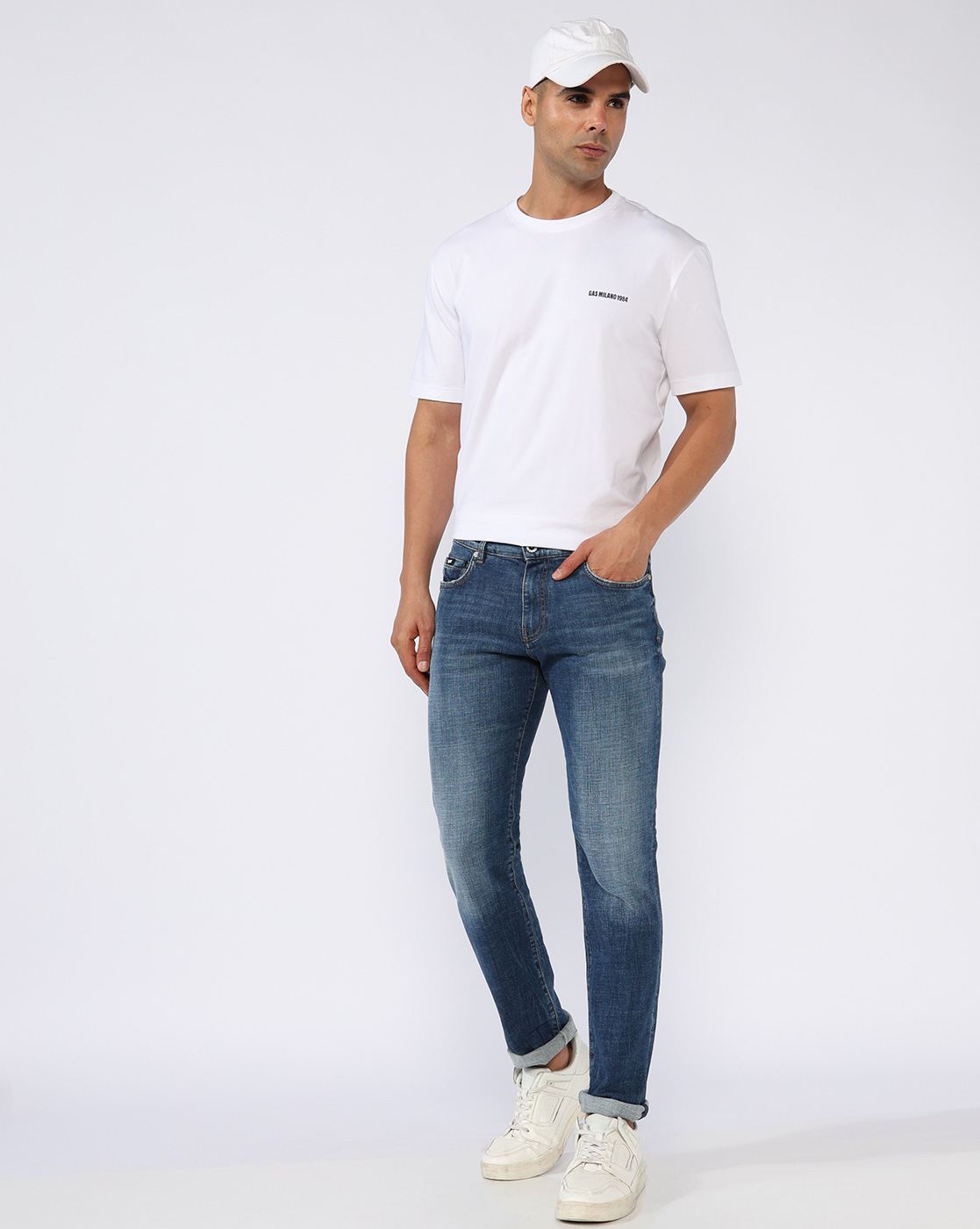 GAS | Slim Fit Stone Wash Med