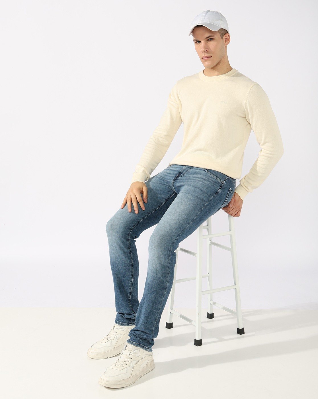 GAS | Toki Bootcut Fit Mid Rise Light Wash Blue Jeans