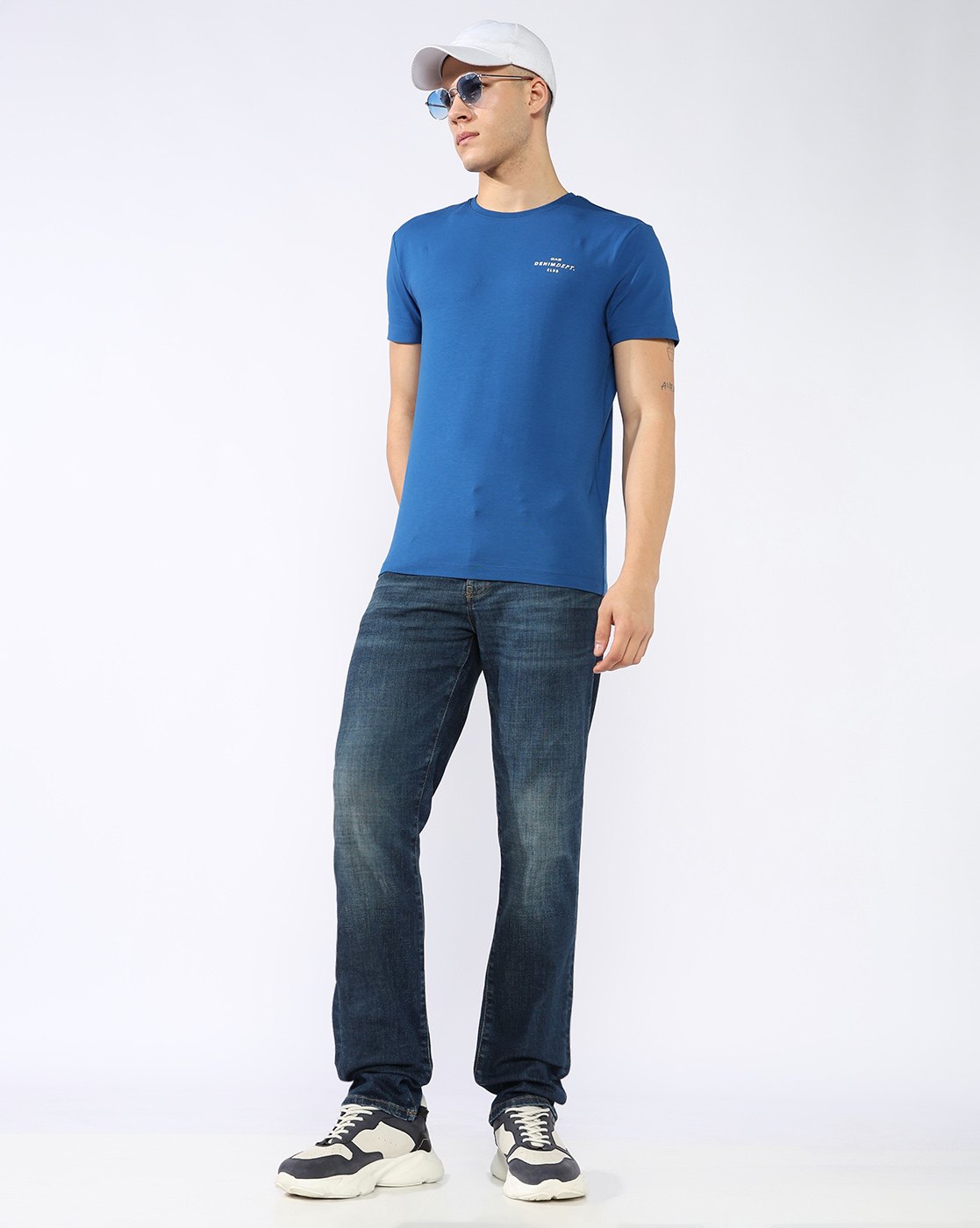 GAS | Jaxon Straight Fit Mid Rise Light Wash Blue Jeans