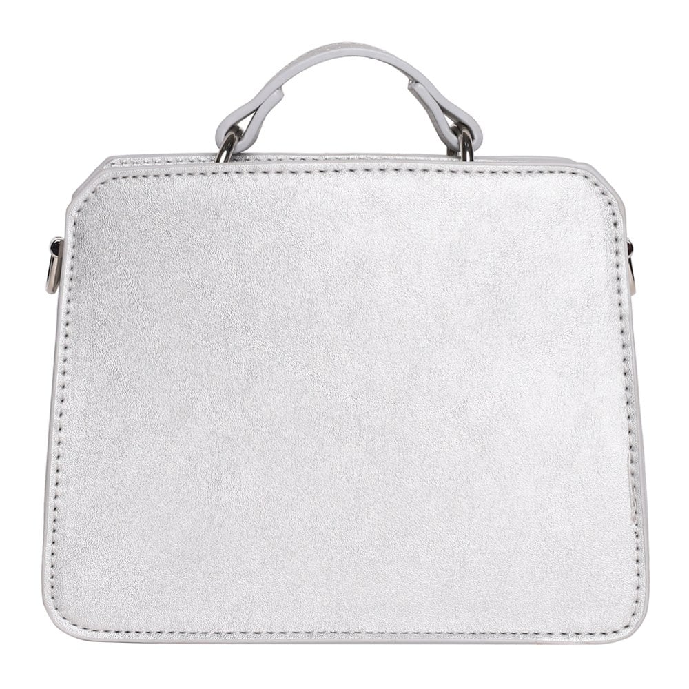 Bevelymm Silver Satchel