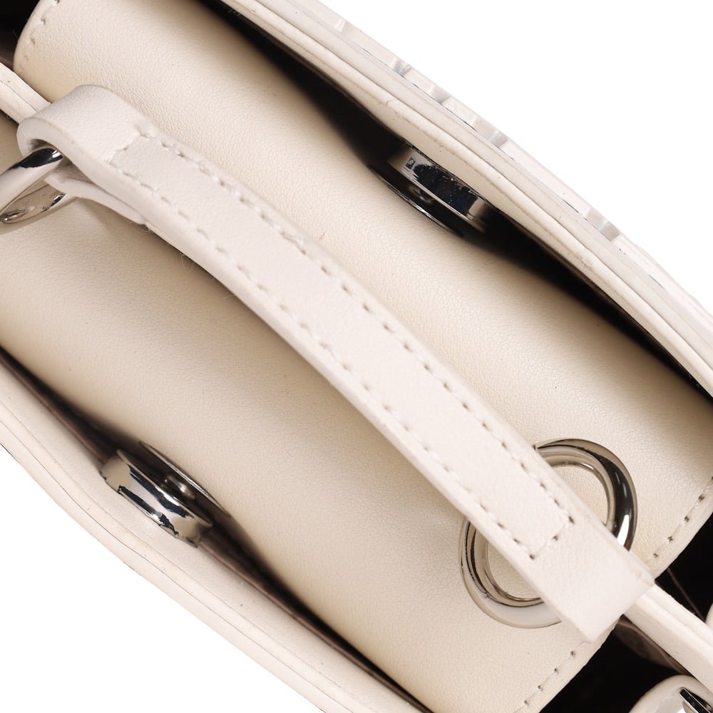 Bevelymm Cream Satchel
