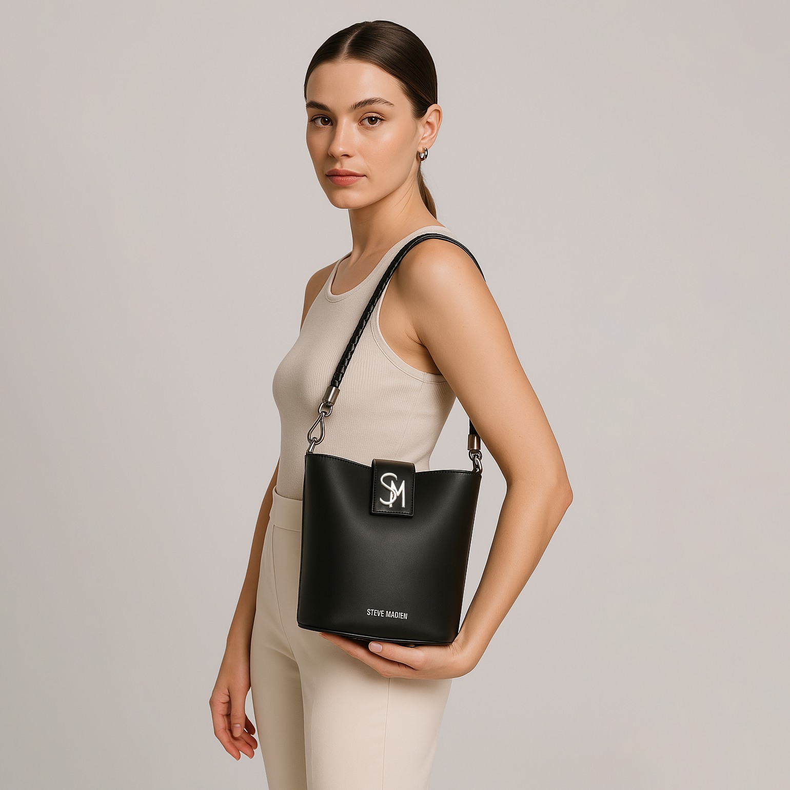 BARRIE Black Crossbody