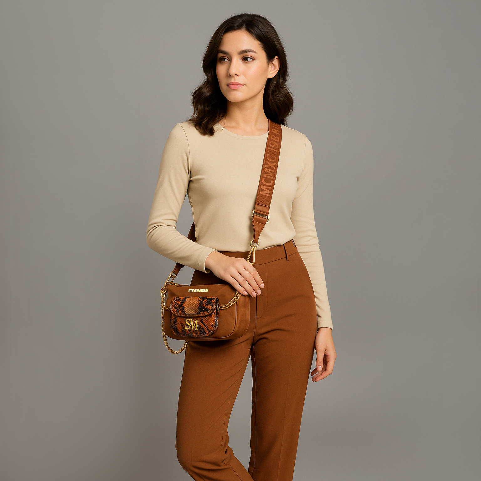 BNAIM-S Brown Crossbody