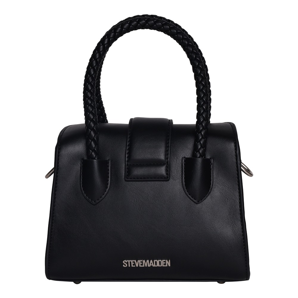 Bohan Black-Silver Satchel