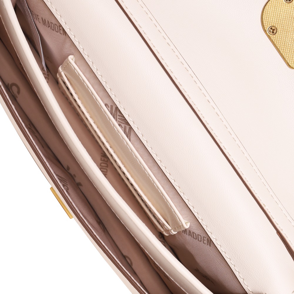 Brage Bone-Gold Satchel