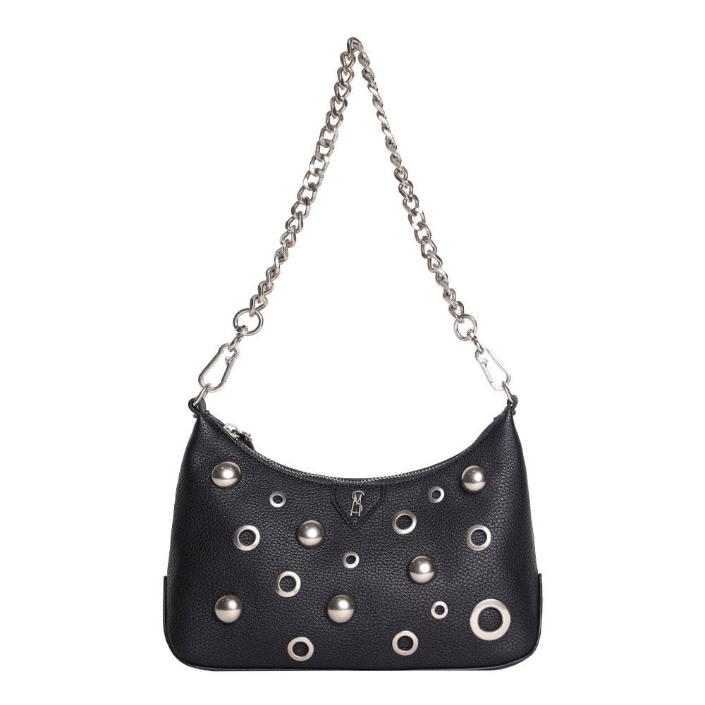 Bralen Black-Silver Crossbody