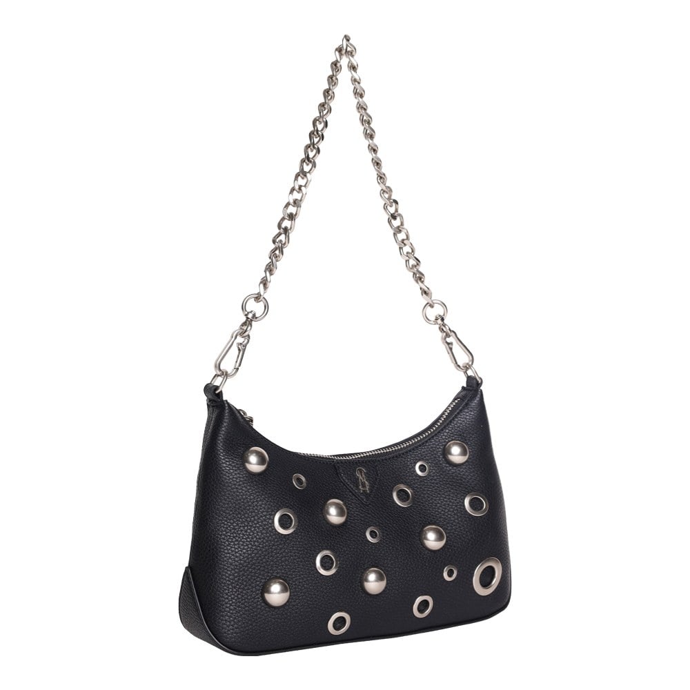 Bralen Black-Silver Crossbody