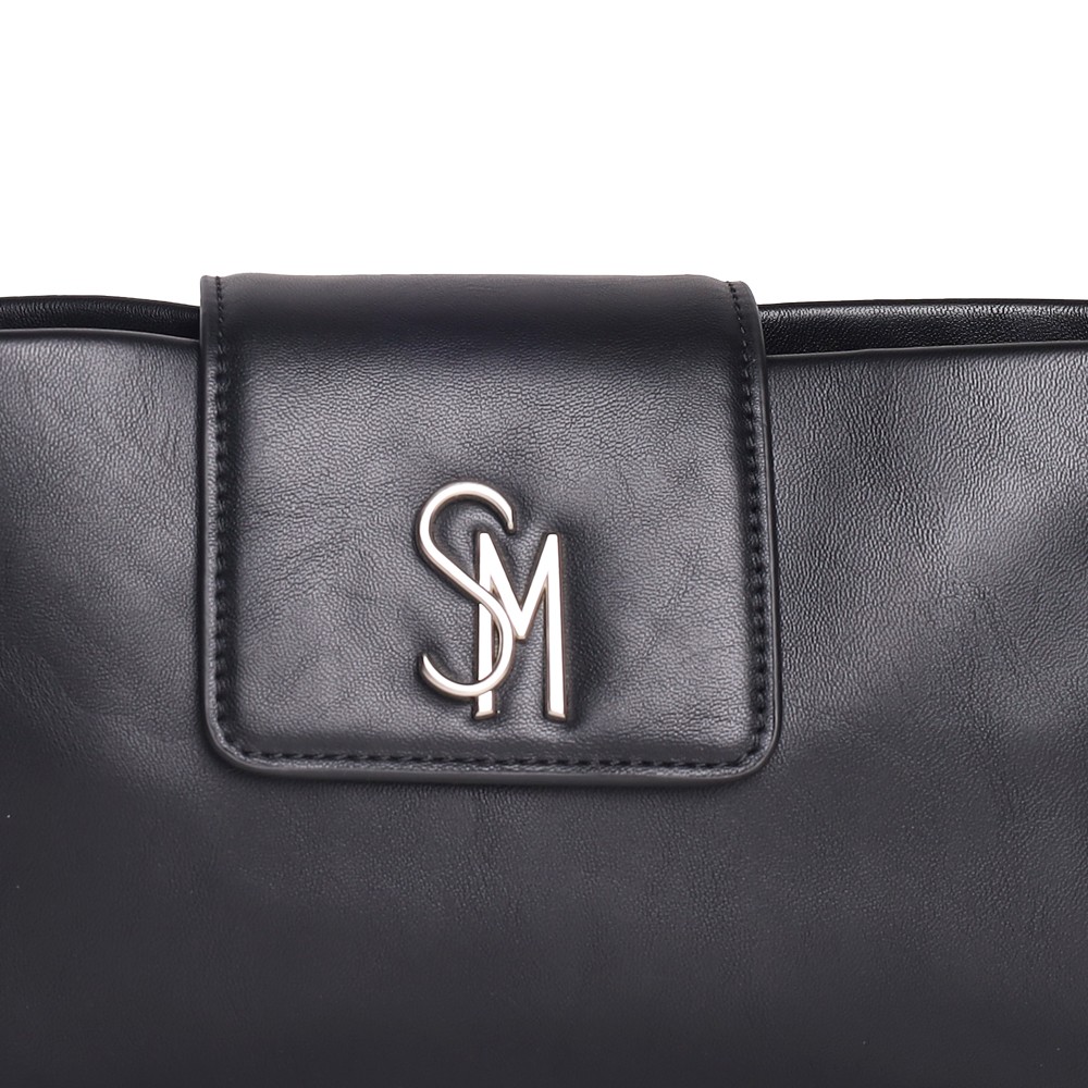 Brooks Black-Silver Crossbody