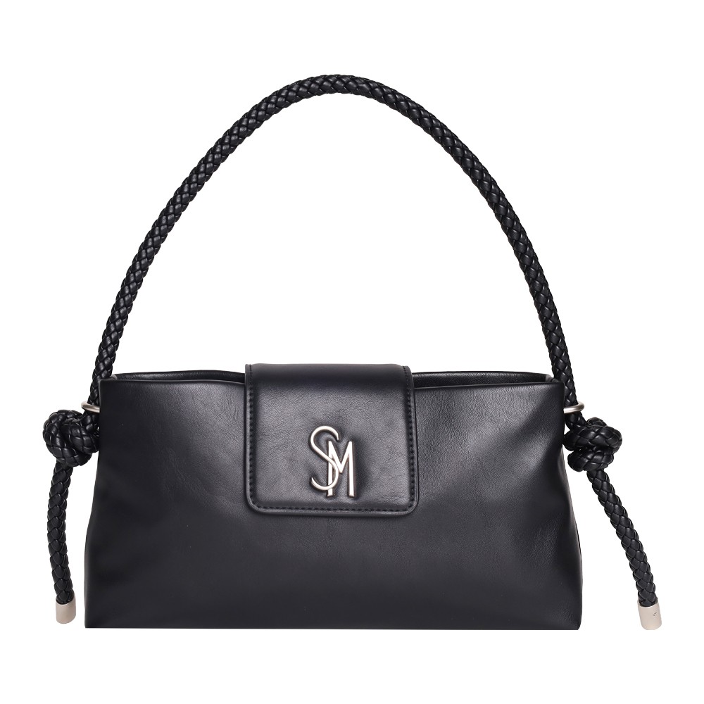 Brooks Black-Silver Crossbody