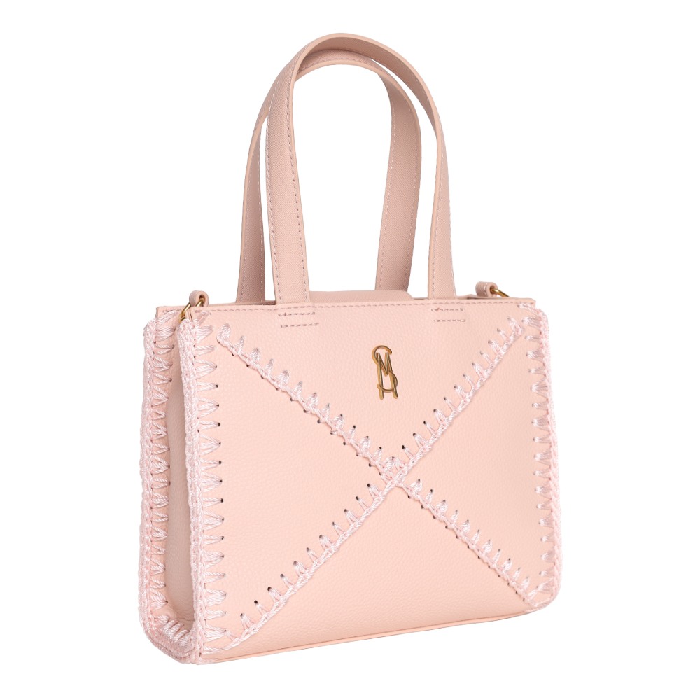 Baris Blush-Gold Tote