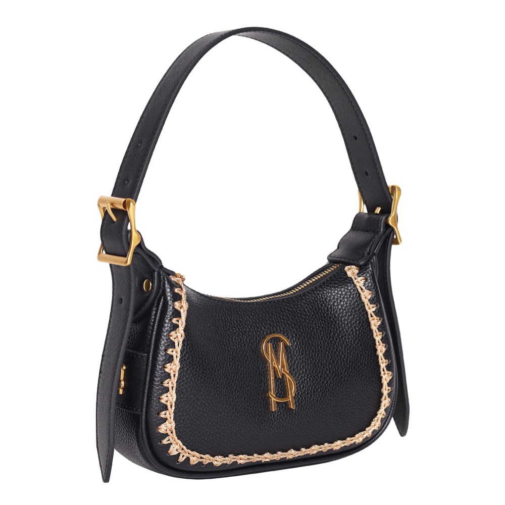 Beliaa Black-Gold Crossbody