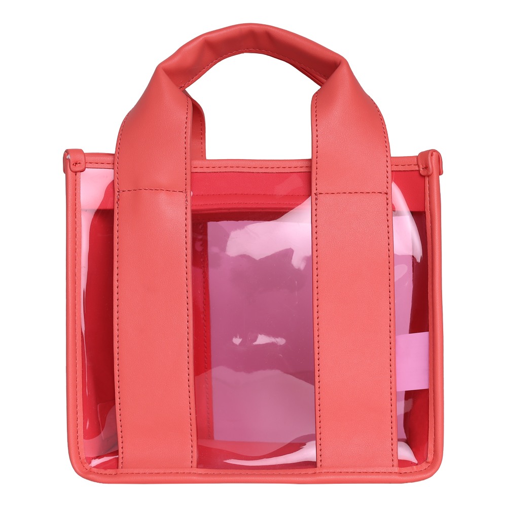Bwebber Clear W Wallet Sunset Coral Satchel