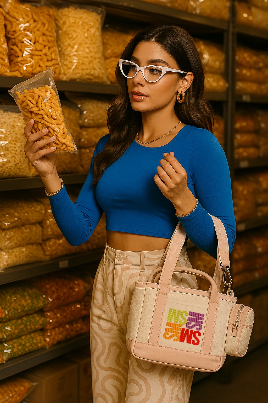 Briser Pink Multi Tote