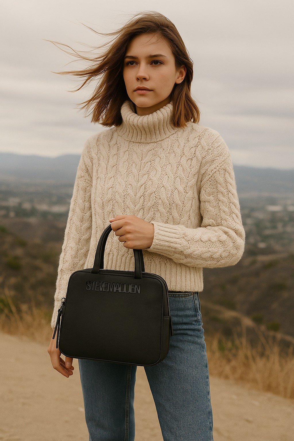 Bdafnee Black Satchel