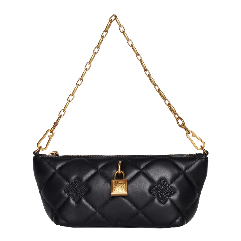 Benno Black-Gold Crossbody