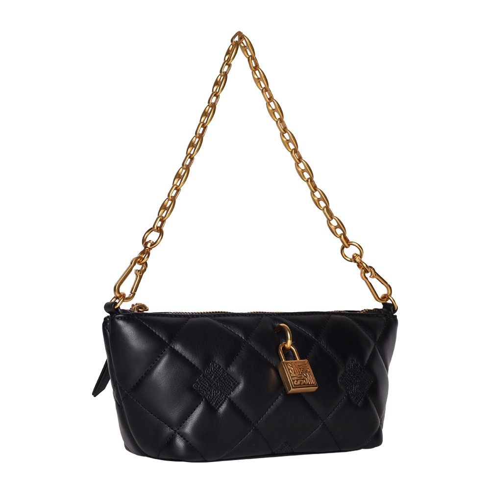 Benno Black-Gold Crossbody