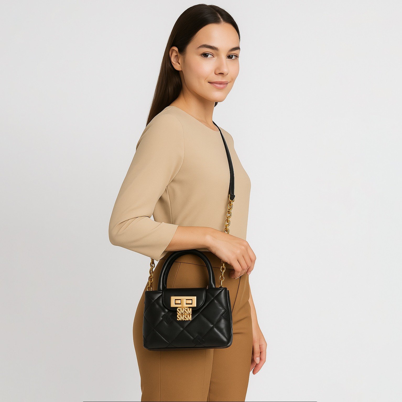 BOSCO Black Satchel