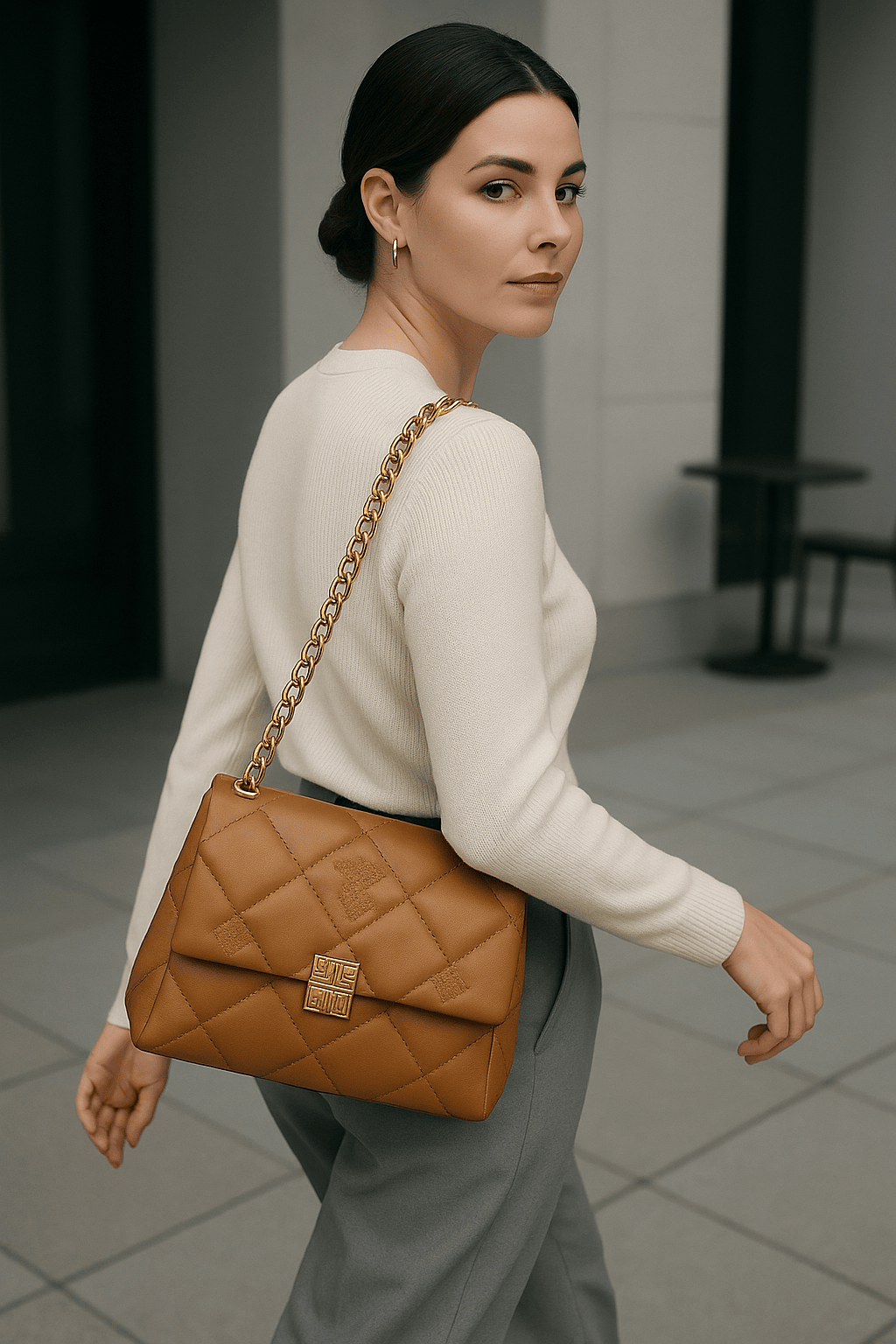 BLANCH Natural Satchel